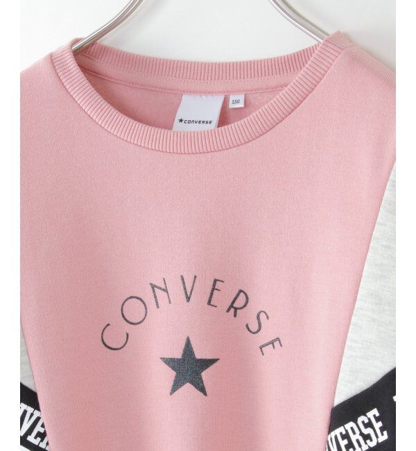 ikka kids「CONVERSE コンバース 裏起毛切り替えトレーナー（130~160cm）」|Tシャツ・カットソー|