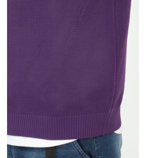 ikka「【2点セット】ワッフルニット半袖インナーセット」|ニット・セーター|