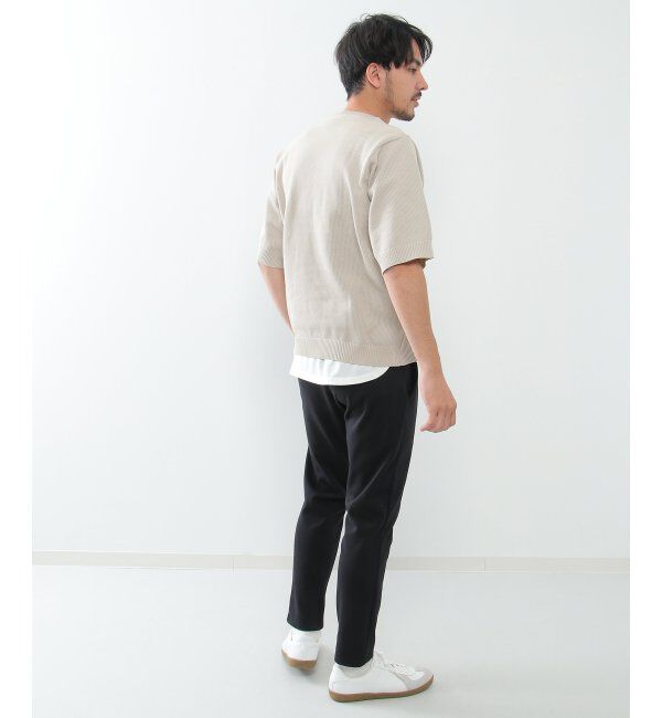 ikka「【2点セット】ワッフルニット半袖インナーセット」|ニット・セーター|