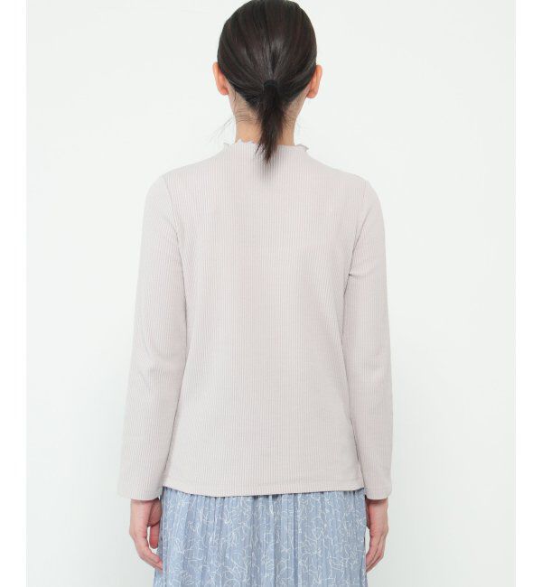 ikka「サンカクテレコ長袖T」|Tシャツ・カットソー|