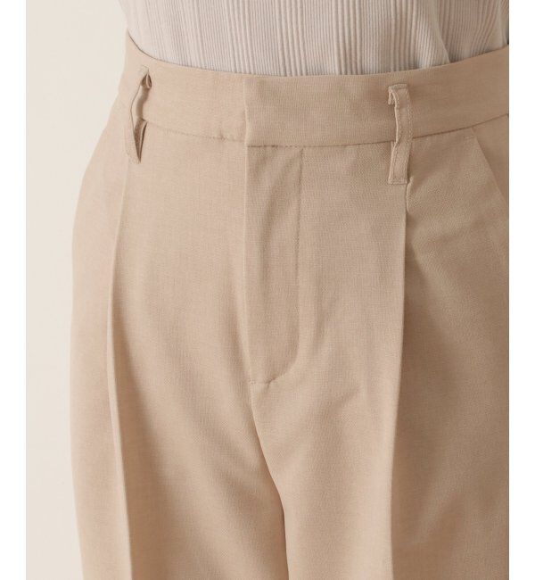 ikka「リネンライクテーパードパンツ」|その他|