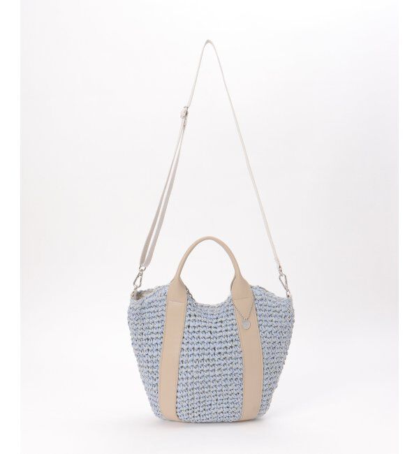 ikka「雑材カラー持ち手2WAYバッグ」|その他|