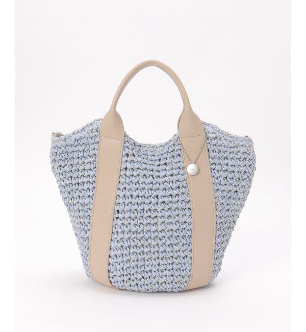 ikka「雑材カラー持ち手2WAYバッグ」|その他|