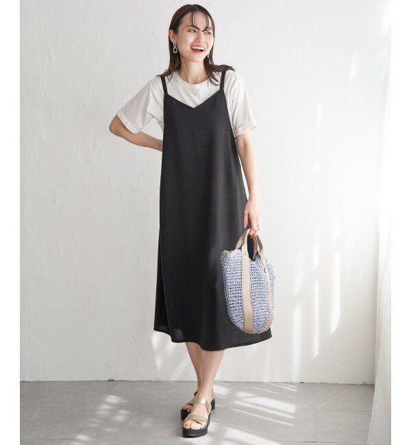 ikka「雑材カラー持ち手2WAYバッグ」|その他|