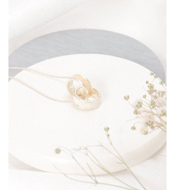 ikka「バイカラーリングネックレス」|その他|