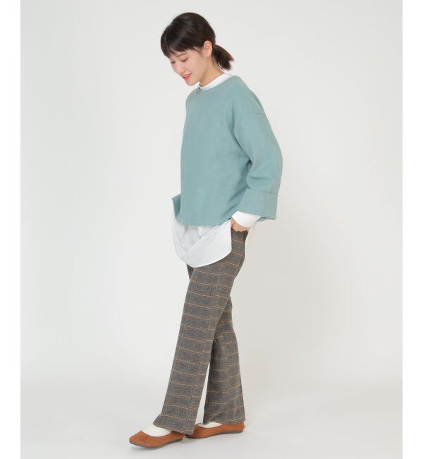 Lbc with Life「表起毛袖折り返しプルオーバー」|その他|