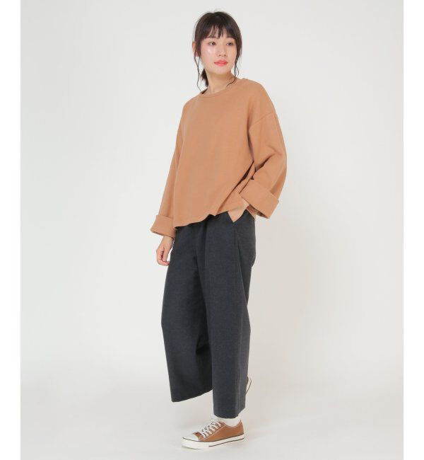 Lbc with Life「表起毛袖折り返しプルオーバー」|その他|