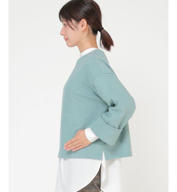 Lbc with Life「表起毛袖折り返しプルオーバー」|その他|