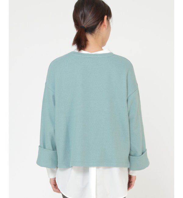 Lbc with Life「表起毛袖折り返しプルオーバー」|その他|