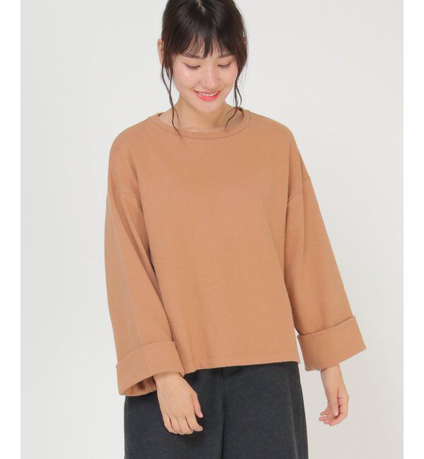 Lbc with Life「表起毛袖折り返しプルオーバー」|その他|