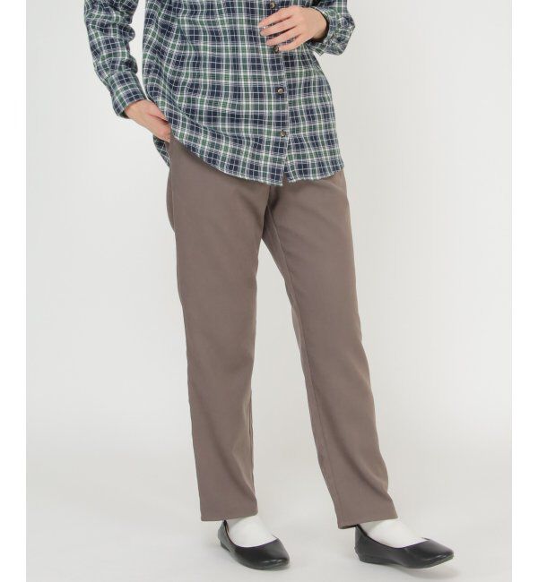 Lbc with Life「スッキリカルゼパンツ」|その他|グレイ