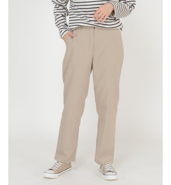 Lbc with Life「スッキリカルゼパンツ」|その他|ベージュ1