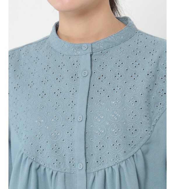 Lbc with Life「起毛刺繍チュニック」|シャツ・ブラウス|