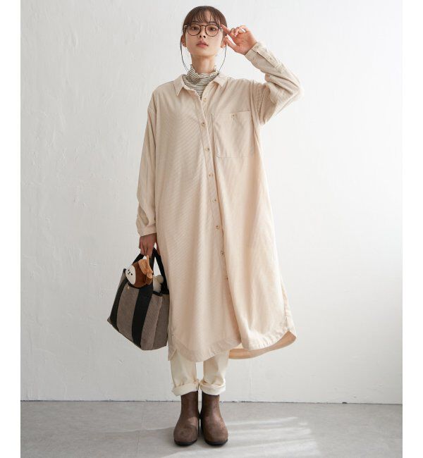 Lbc with Life「コーデュロイワンピース」|ワンピース|