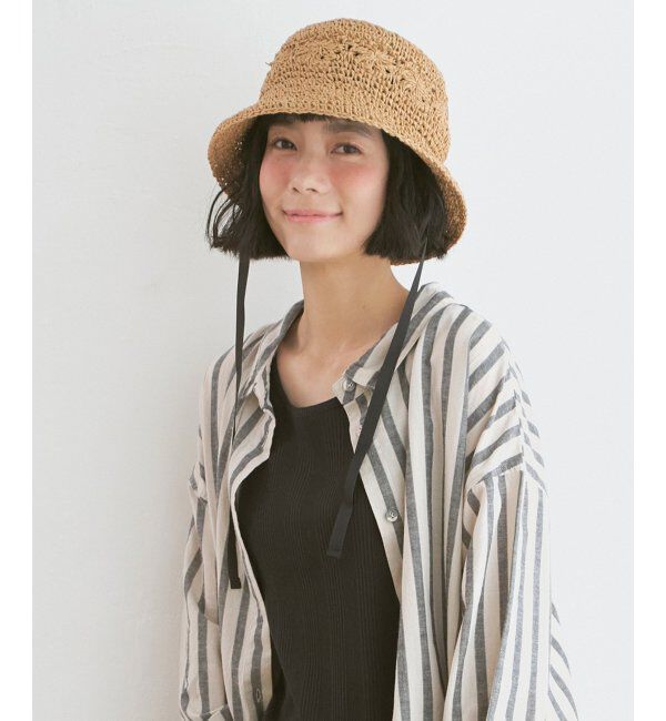 Lbc with Life「こま編みフラワーバケットハット」|その他|