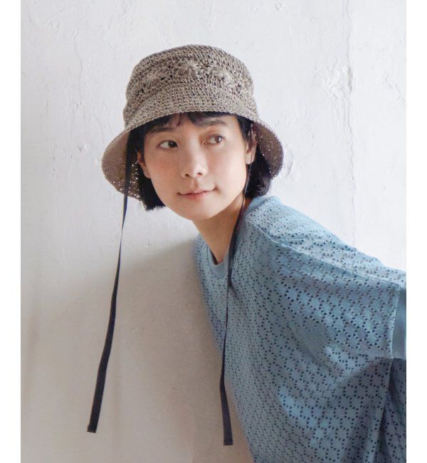 Lbc with Life「こま編みフラワーバケットハット」|その他|