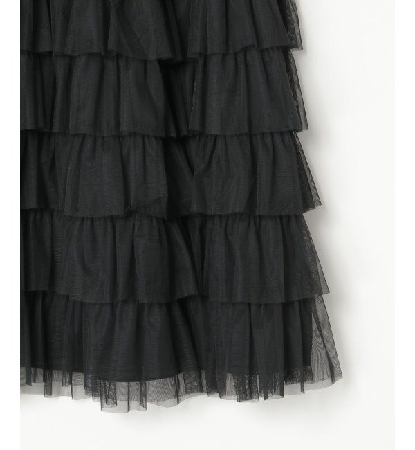 VENCE share style「チュール無地ティアードスカート」|スカート|
