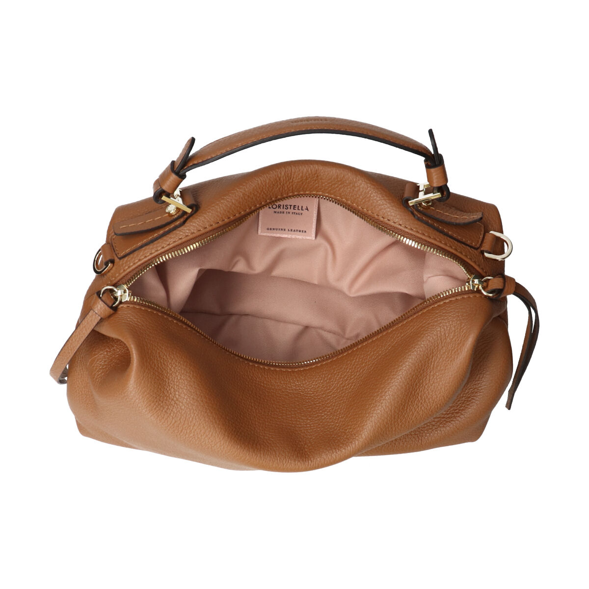 IMPORT SELECT「【LORISTELLA】シュリンクレザーハンドバッグ(Q46339)」|ショルダー・メッセンジャー|