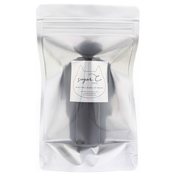  「sugar.C beauty 	BABYニクキュウメイクブラシ ブラック」|コスメ雑貨|