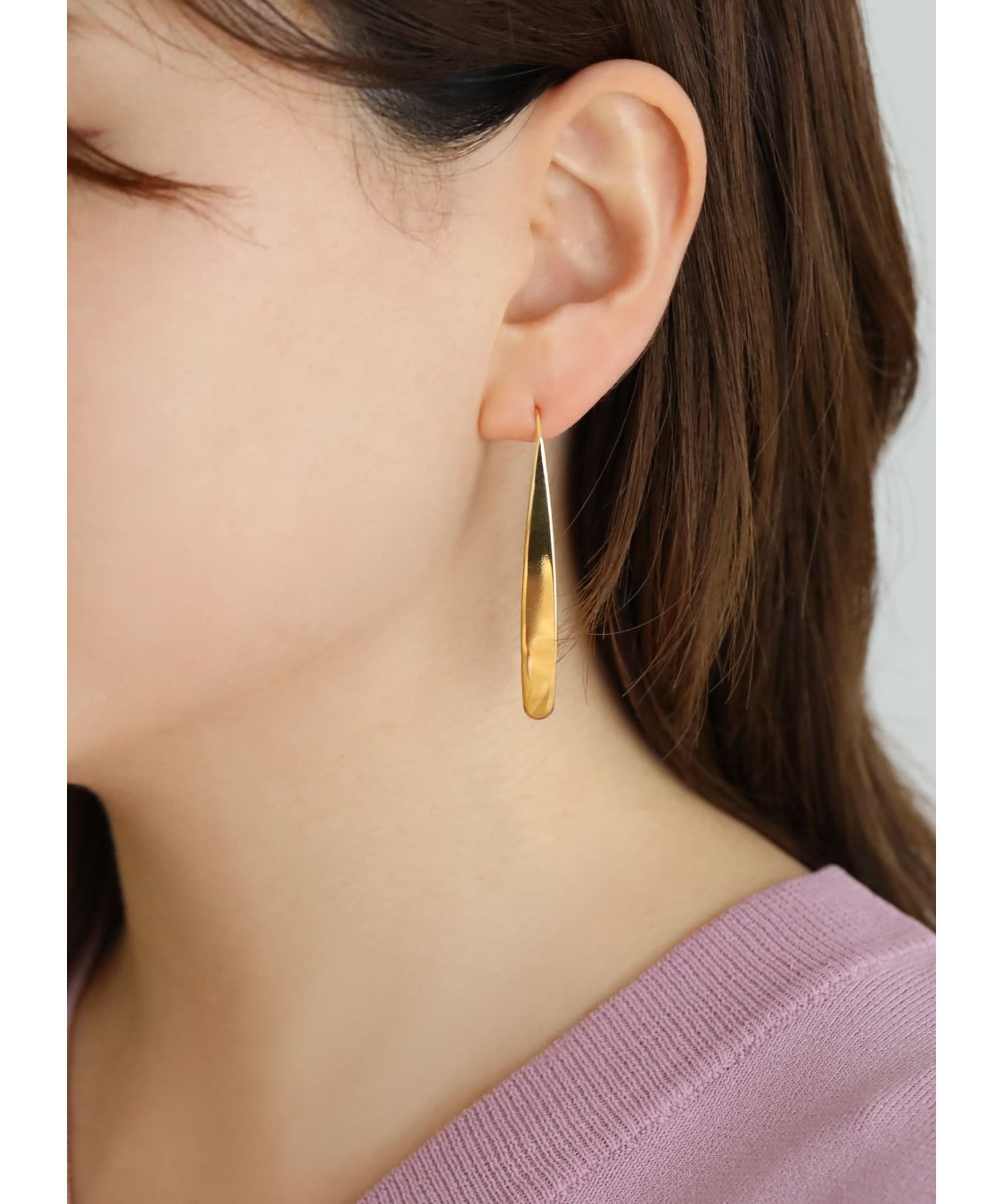 STYLE DELI「ボタニカルバーフックピアス」|ピアス|