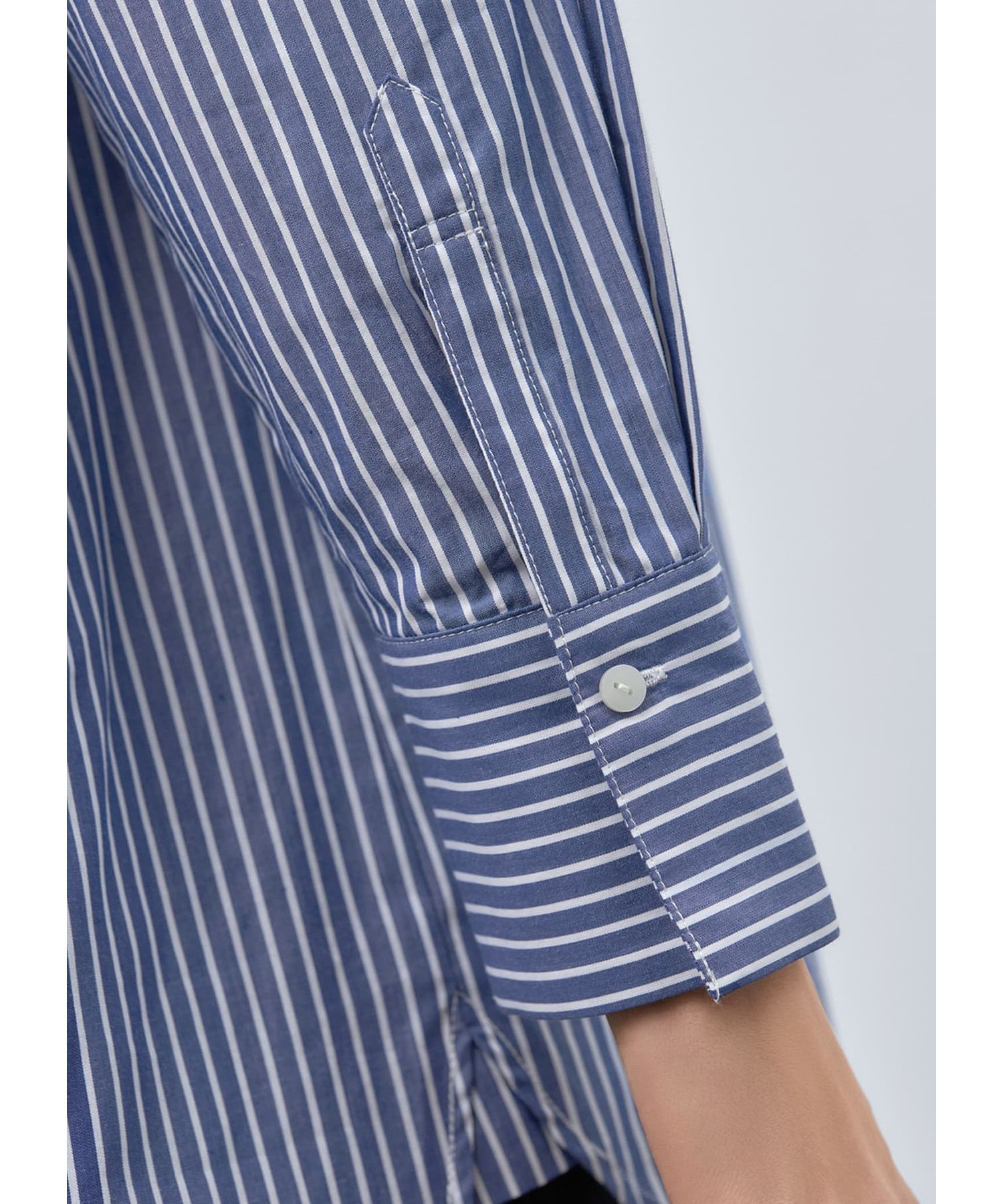 STYLE DELI「バンドカラーストライプシャツ」|シャツ・ブラウス|