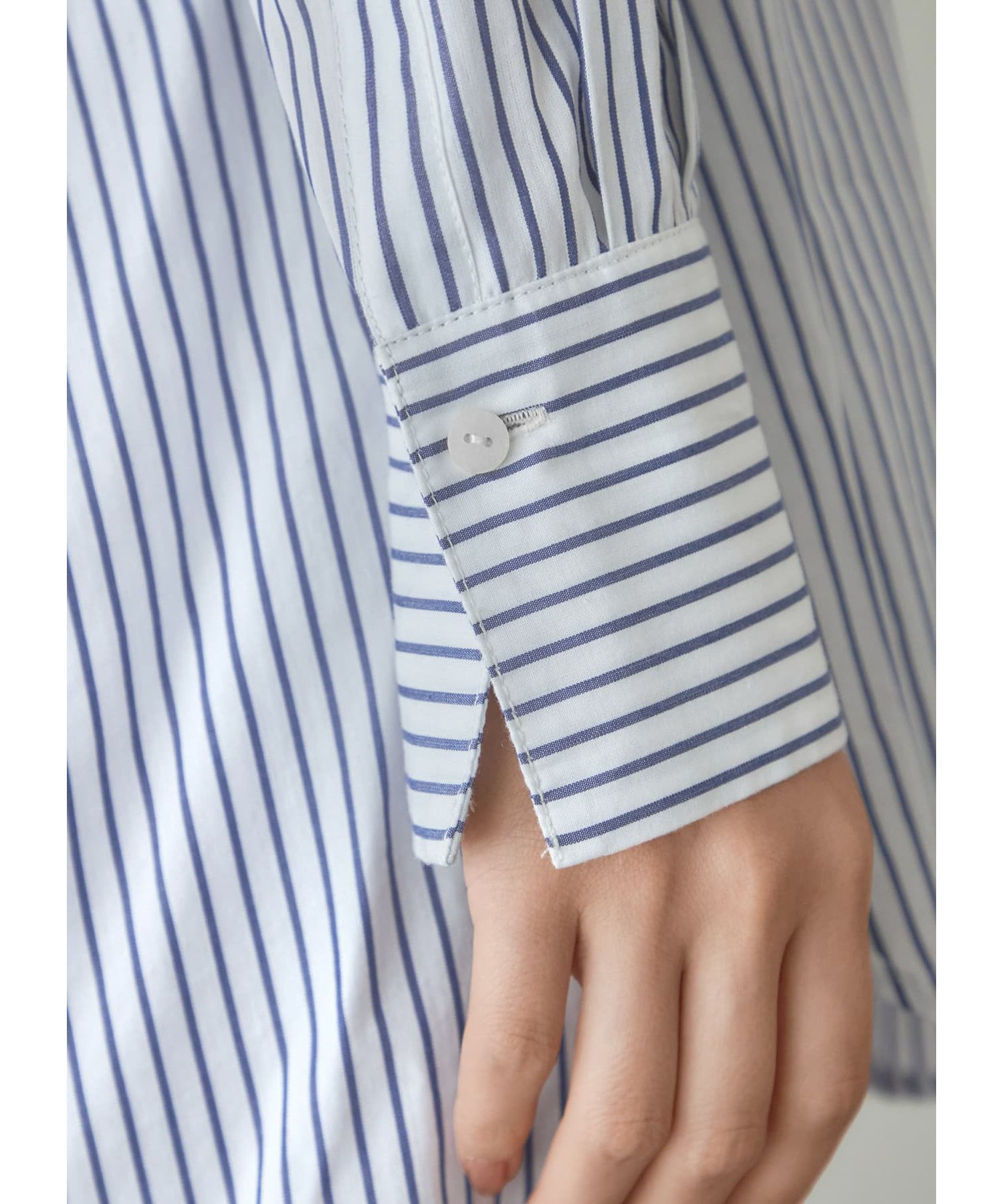 STYLE DELI「バンドカラーストライプシャツ」|シャツ・ブラウス|