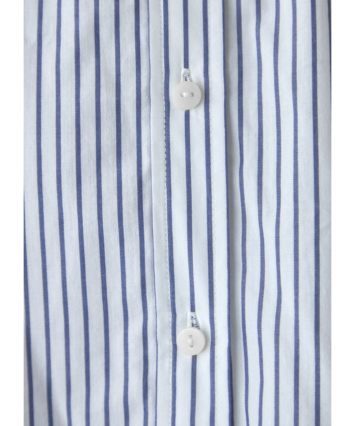 STYLE DELI「バンドカラーストライプシャツ」|シャツ・ブラウス|