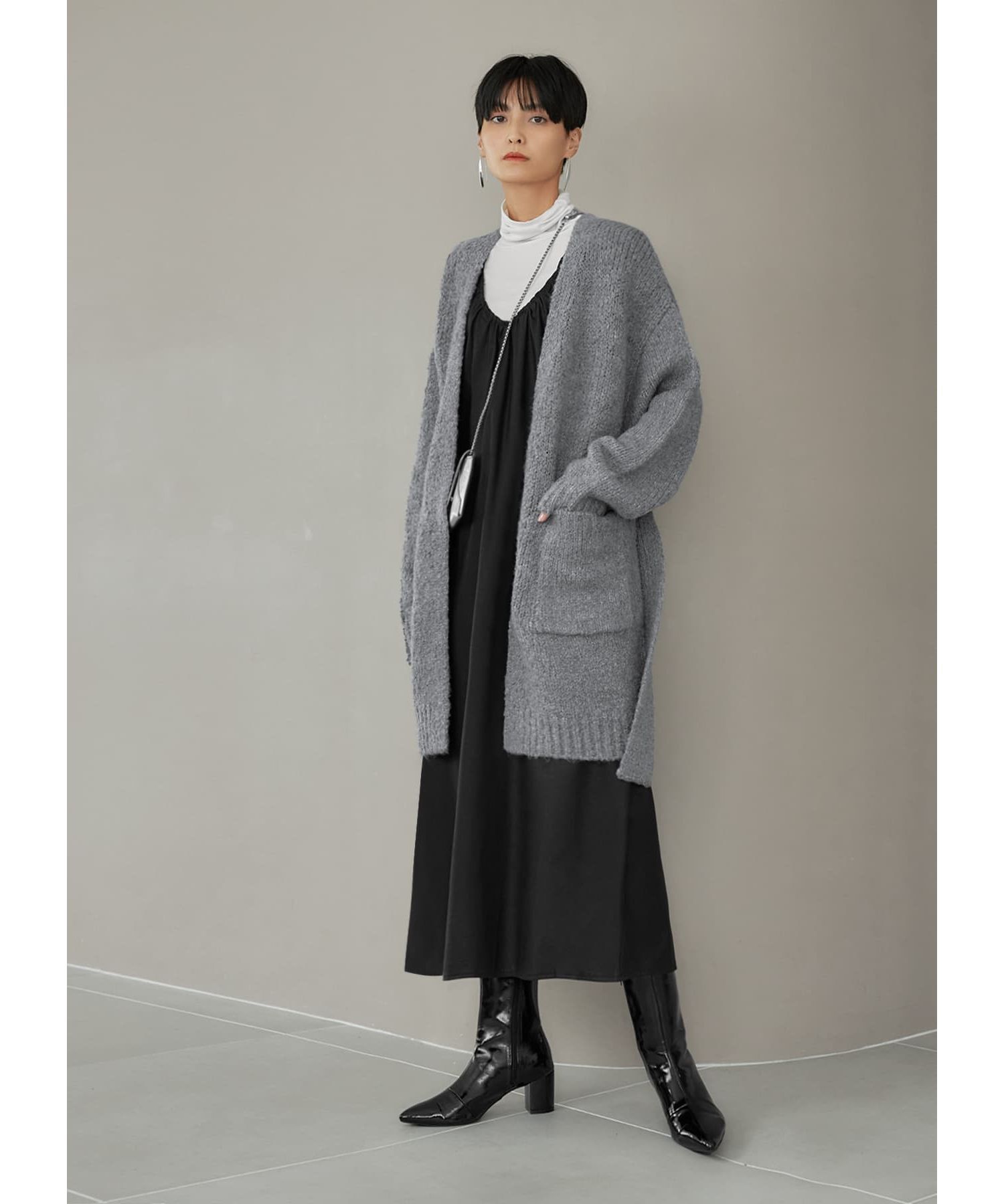 STYLE DELI「あったかモコモコニットガウン」|カーディガン|