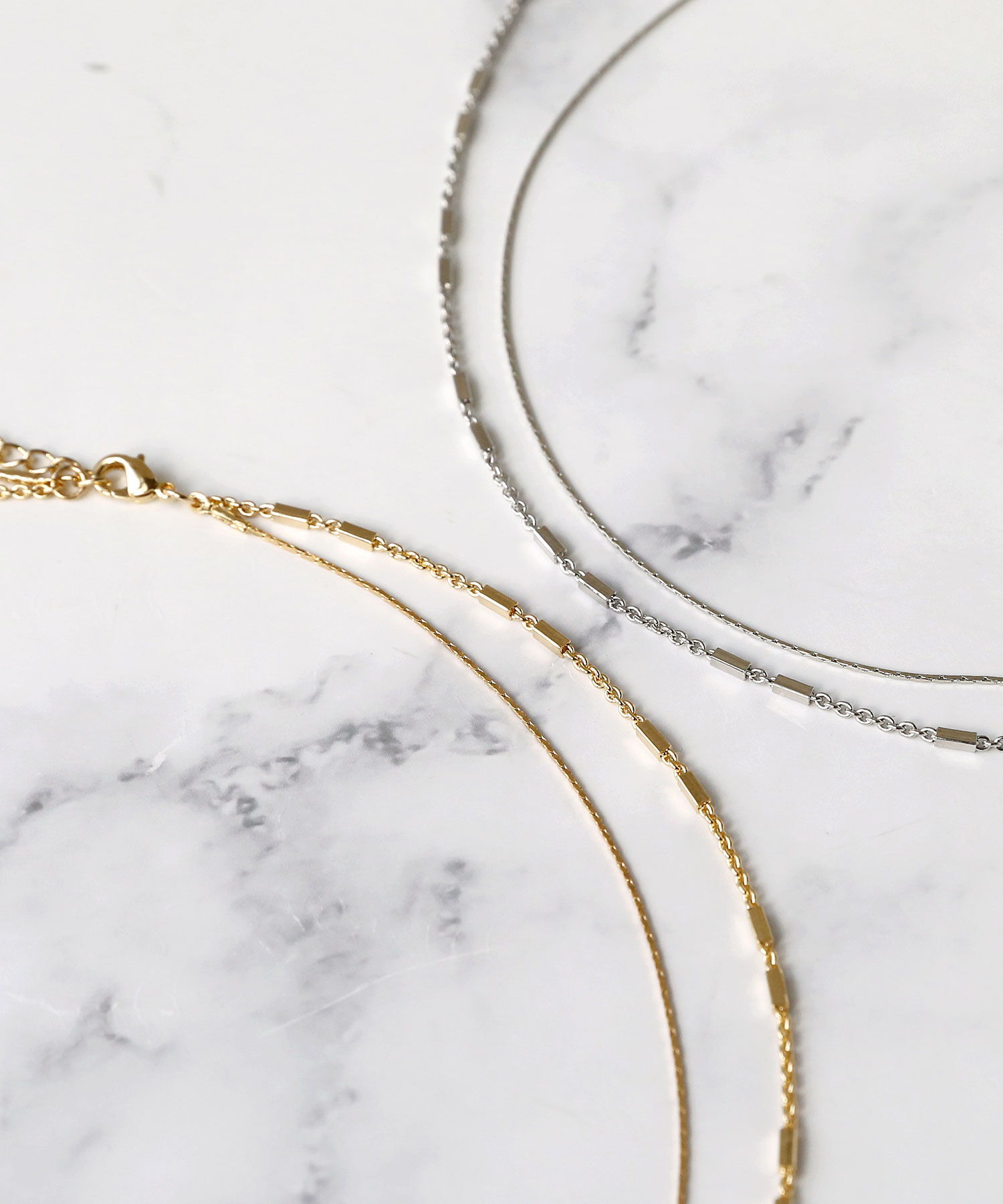 colleca la「2連チェーンネックレス」|ネックレス|