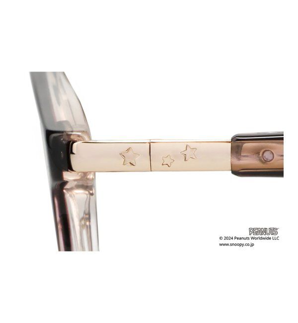  「ボストン型 メガネ |  Zoff PEANUTS COLLECTION 4 (アストロノーツ モデル) スヌーピー  レンズ交換券付」|メガネ|