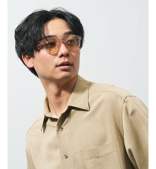  「ボストン型 花粉・飛沫対策 サングラス  (Zoff PROTECT 2WAY)  花粉メガネ メガネ 紫外線防止 UVカット」|サングラス|