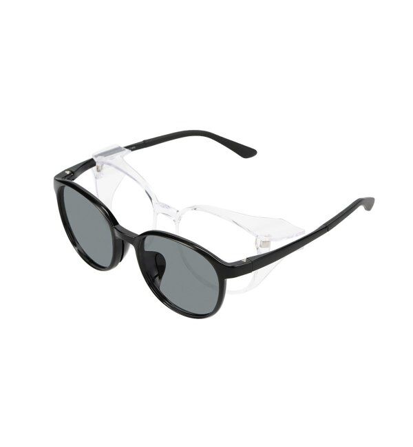  「ボストン型 花粉・飛沫対策 サングラス  (Zoff PROTECT 2WAY)  花粉メガネ メガネ 紫外線防止 UVカット」|サングラス|