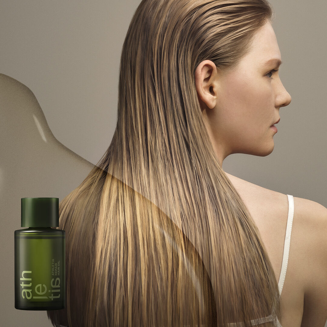 athletia「リペア ヘアオイル」|洗い流さないトリートメント|