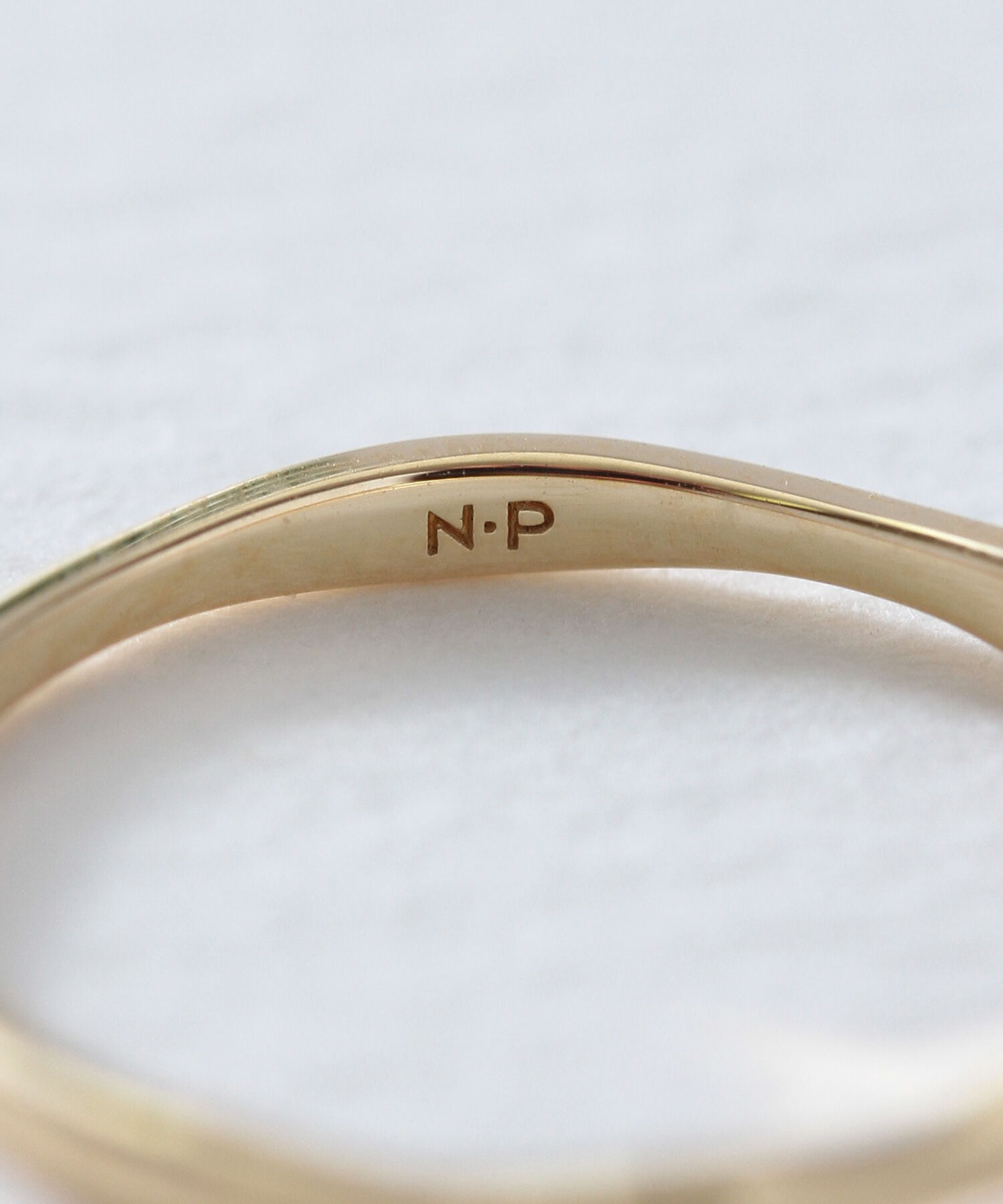  「K10 ニュアンス 1連 リング」|リング|