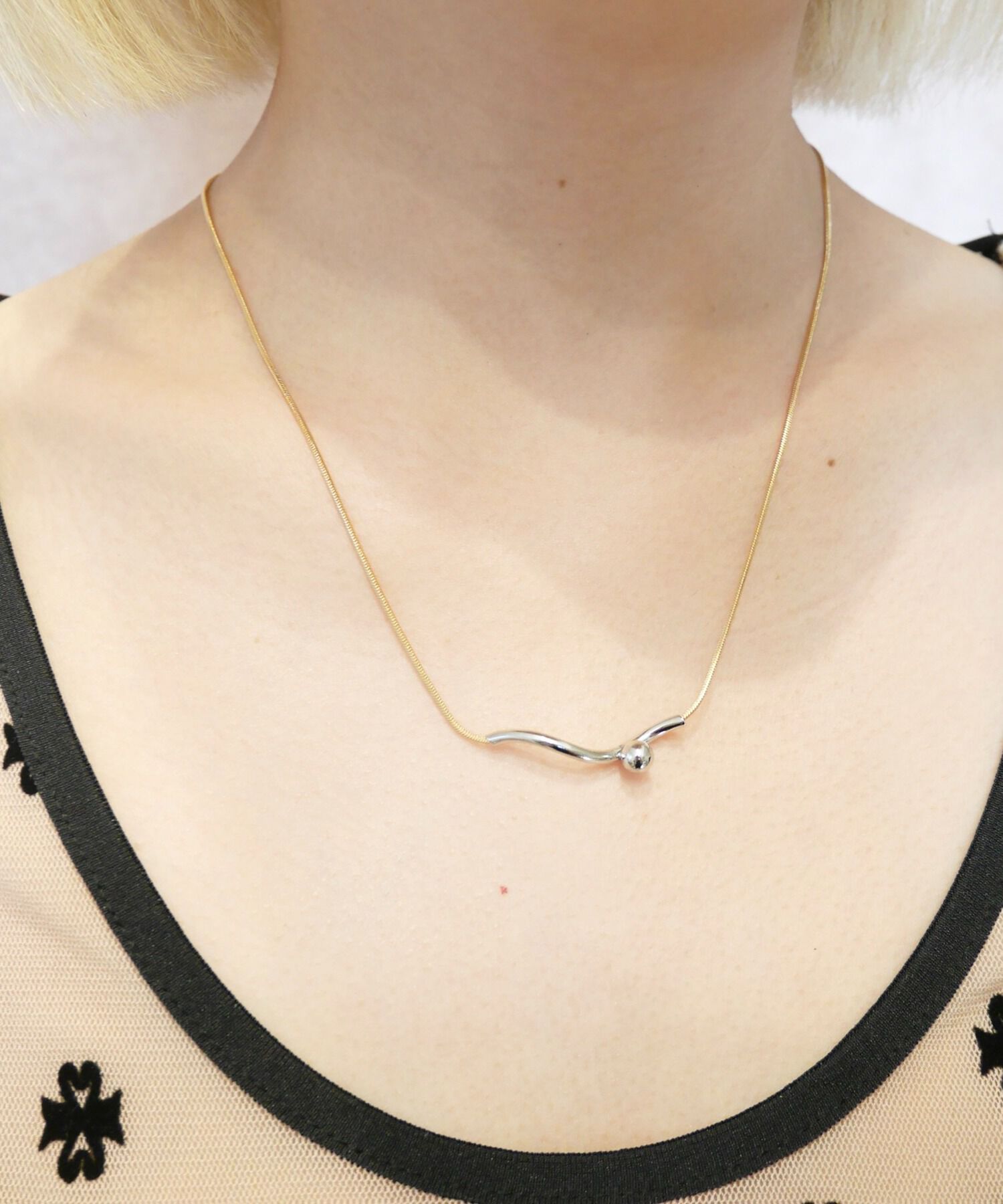 Phoebe+「【amplis】noaネックレス ゴールド」|ネックレス|