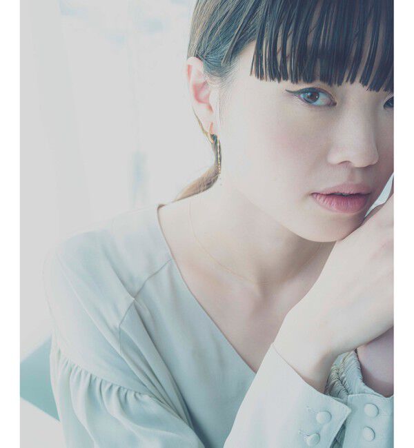 ete「ビジュー ロングチェーン イヤリング」|イヤリング|