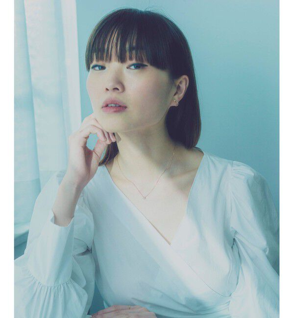 ete「K18 ダイヤモンド 0.15ct ネックレス「ブライト」」|ネックレス|