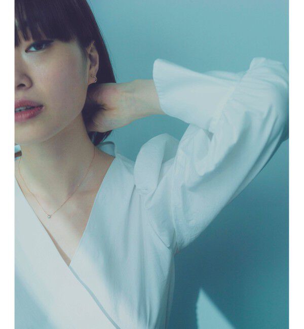 ete「K18 ダイヤモンド 0.15ct ネックレス「ブライト」」|ネックレス|