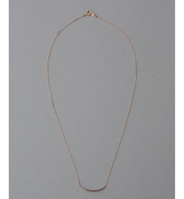 ete「K18MPG レイヤー カーヴィーライン ネックレス」|ネックレス|