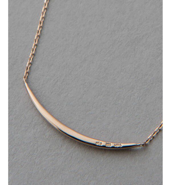 ete「K18MPG レイヤー カーヴィーライン ネックレス」|ネックレス|