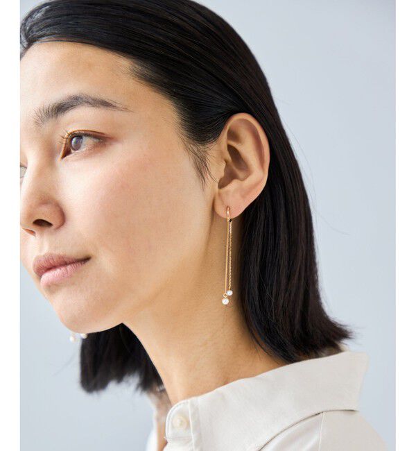 Jouete「[ダブルフェイス] イヤリング パール」|イヤリング|