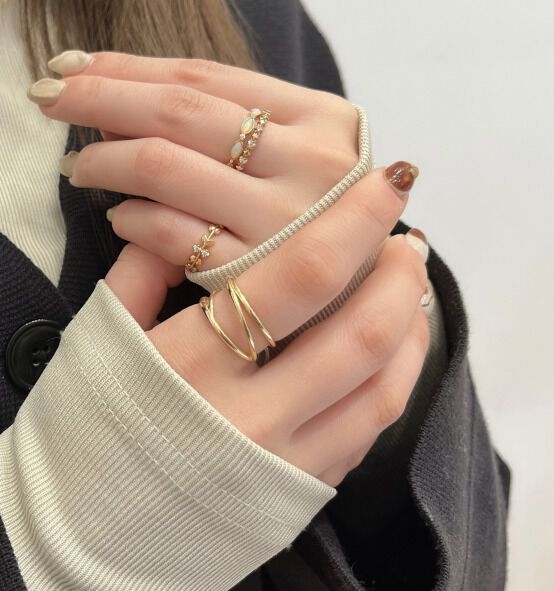 STAR JEWELRY「DIAMOND LEAF」|リング|