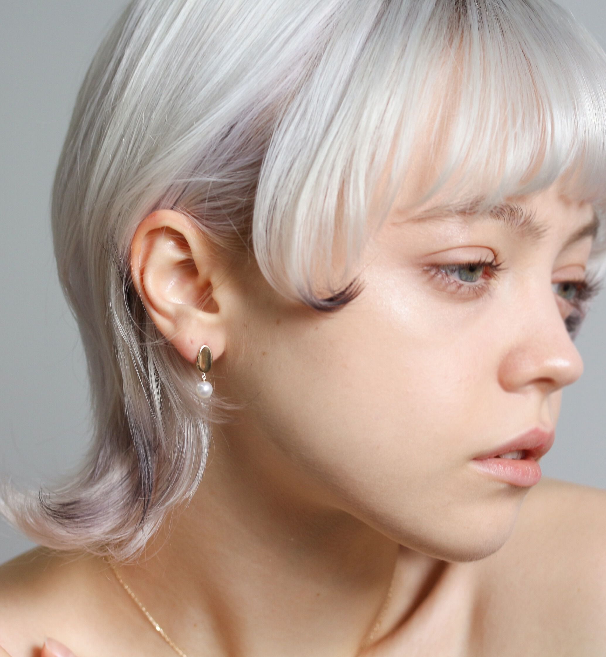  「パール ピアス | K10YG」|ピアス|