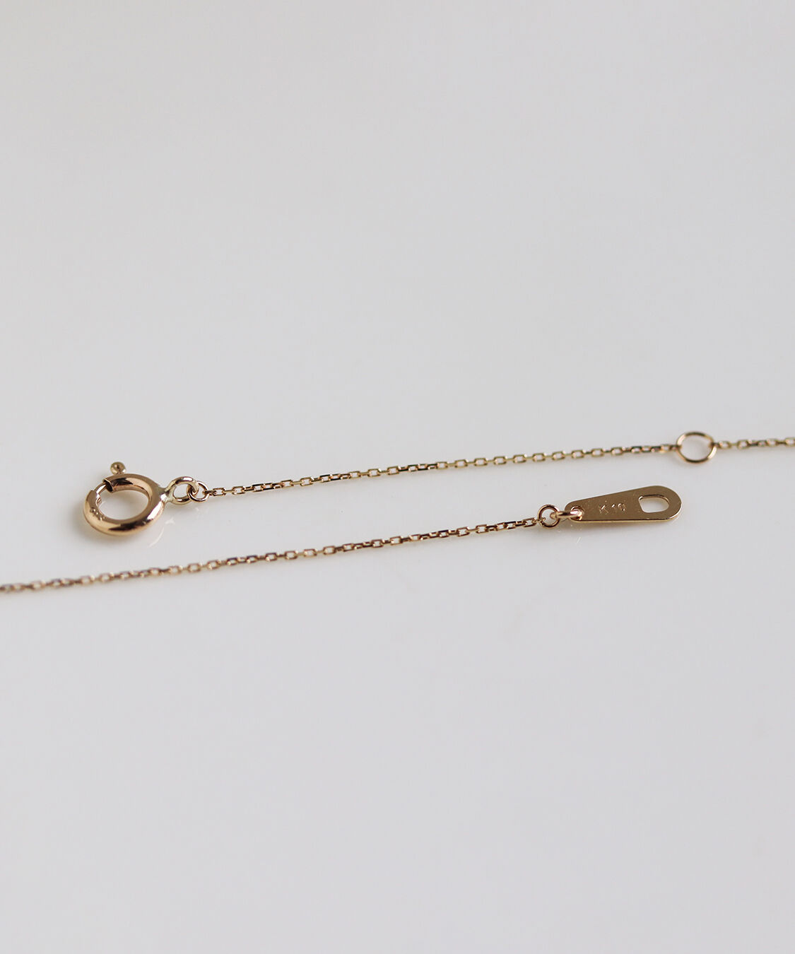  「ファントムシトリン チェーン タイネックレス | K10YG 」|ネックレス|