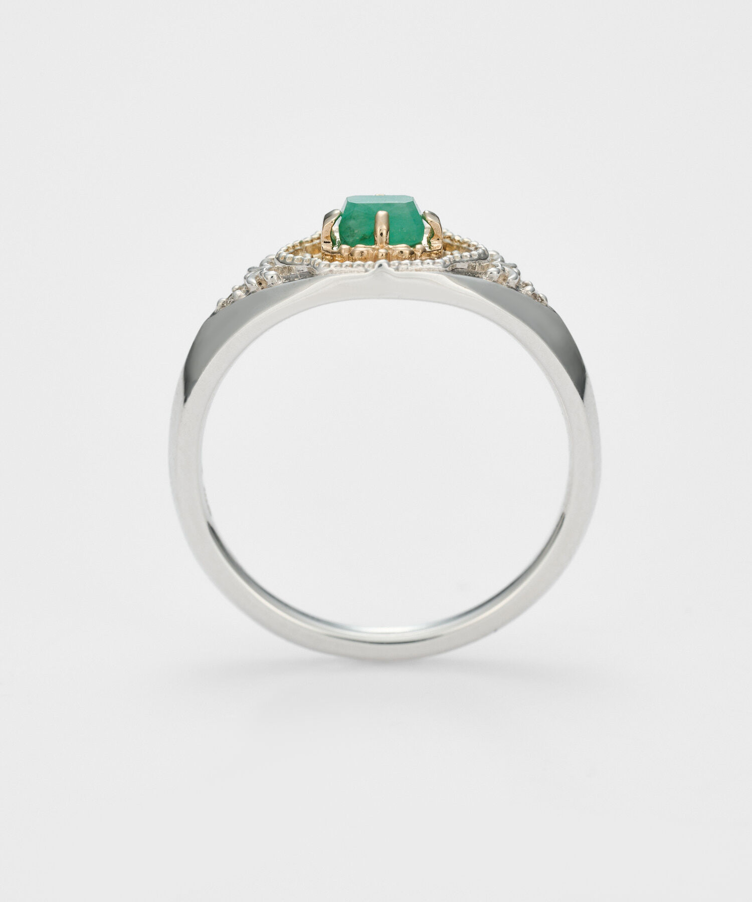  「シルバーエメラルドリング」|リング|
