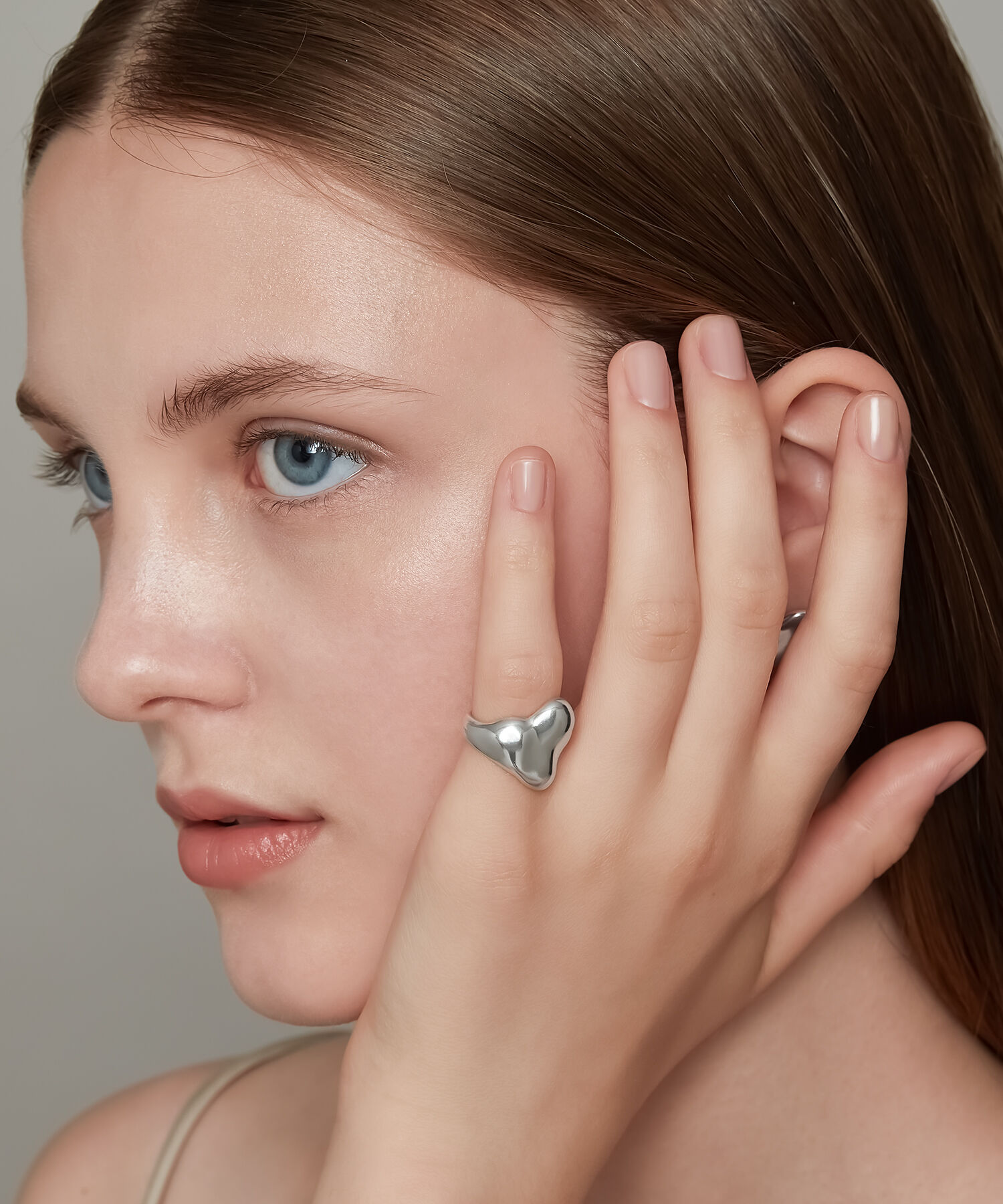 NOJESS「シルバーピンキーリング」|リング|