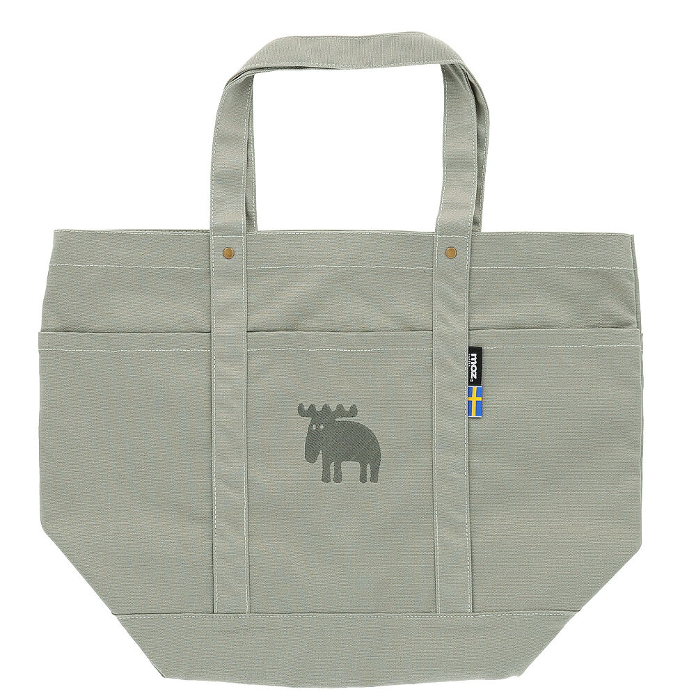 moz「moz トートバッグ 通販 帆布 black ブランド モズ おしゃれ ll サイズ 布」|トートバッグ|グレー1