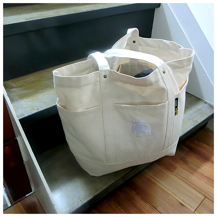 moz「moz トートバッグ 通販 帆布 black ブランド モズ おしゃれ ll サイズ 布」|トートバッグ|