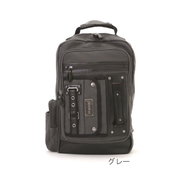 BACKYARD FAMILY「ボディバッグ ワンショルダー デバイス DEVICE メンズ ボディバック ワンショルダーバッグ」|ショルダー・メッセンジャー|グレー1