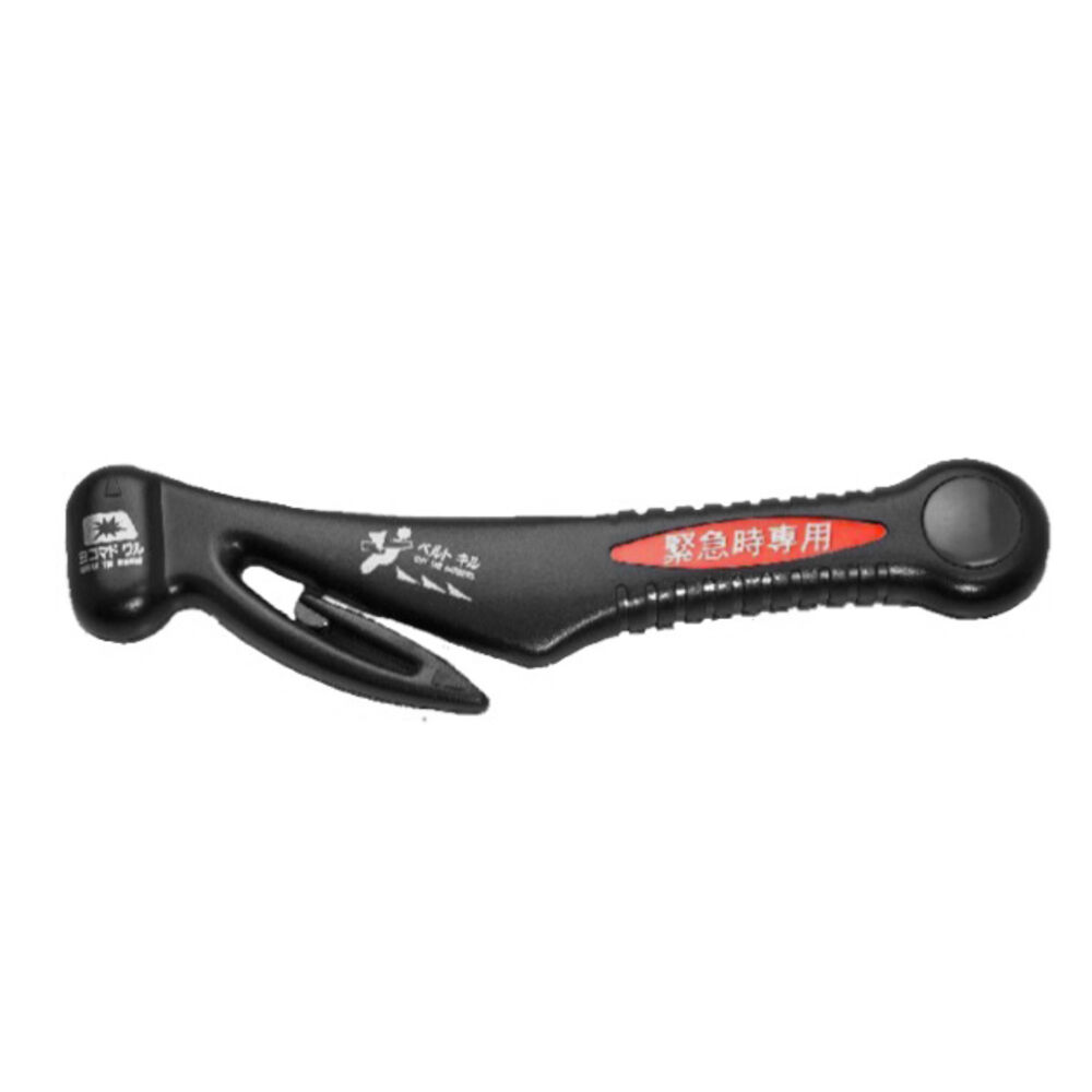 BACKYARD FAMILY「緊急脱出ハンマー 通販 緊急ハンマー 車 緊急脱出 シートベルト カッター サイドウィンドウ」|その他|ブラック1